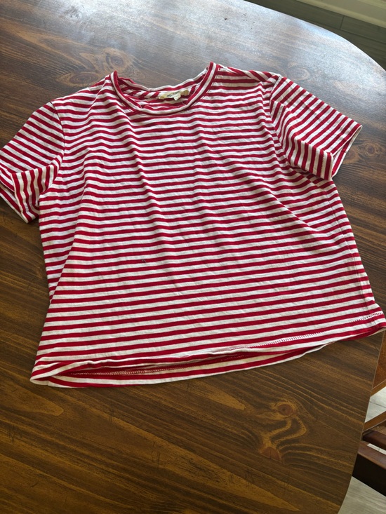 Madewell Tops - Madewell Red & White Striped Tank
